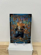 2025 Panini Mosaic Stained Glass Oversized Joe Burrow #5 card