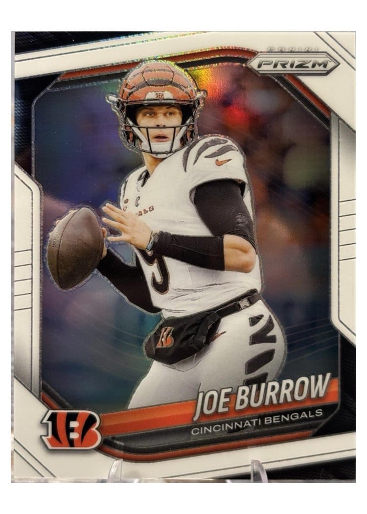 2025 Panini Prizm Base Set Joe Burrow White #62 card