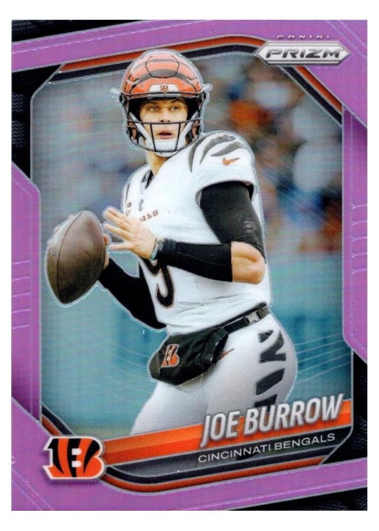 2025 Panini Prizm Base Set Joe Burrow #62 card