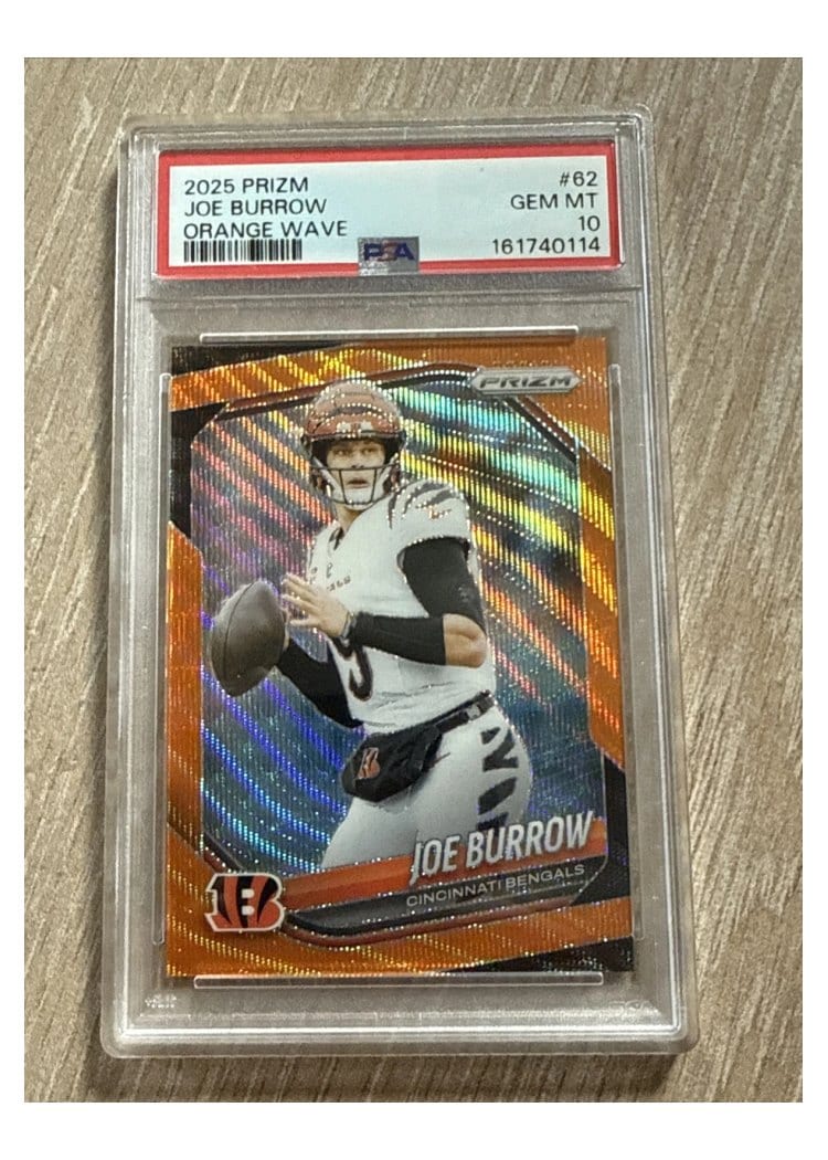 2025 Panini Prizm Base Set Joe Burrow #62 card