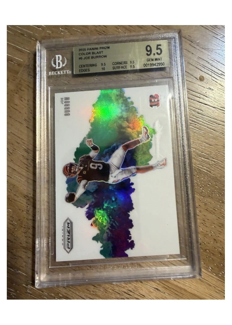2025 Panini Prizm Color Blast Joe Burrow #5