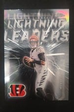 2025 Topps Chrome Lightning Leaders Joe Burrow #LL-1 card