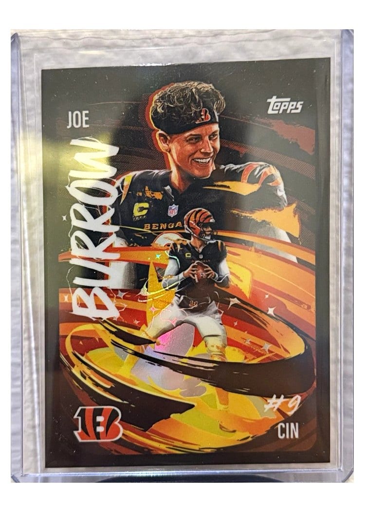 2025 Topps Chrome Ultra Violet Joe Burrow #UV-17 card