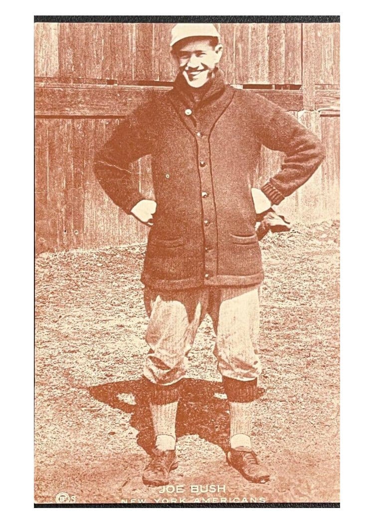 1922 Eastern Exhibit Joe Bush card