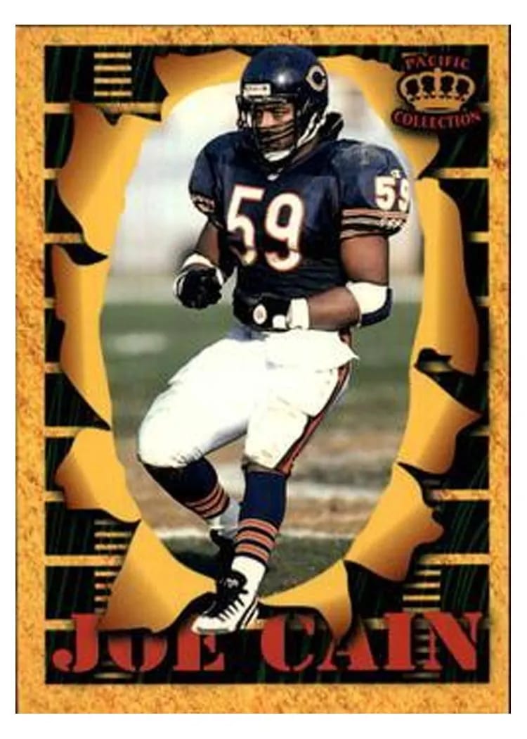 1996 Pacific Invincible Smash Mouth Joe Cain #SM29 card