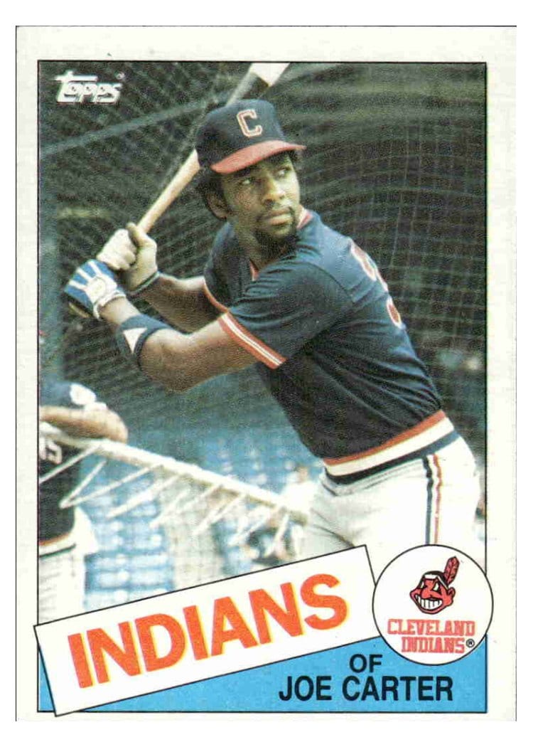 1985 Topps Base Set Joe Carter #694 card