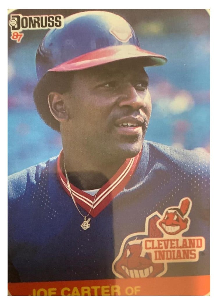 1987 Donruss Joe Carter #156 card