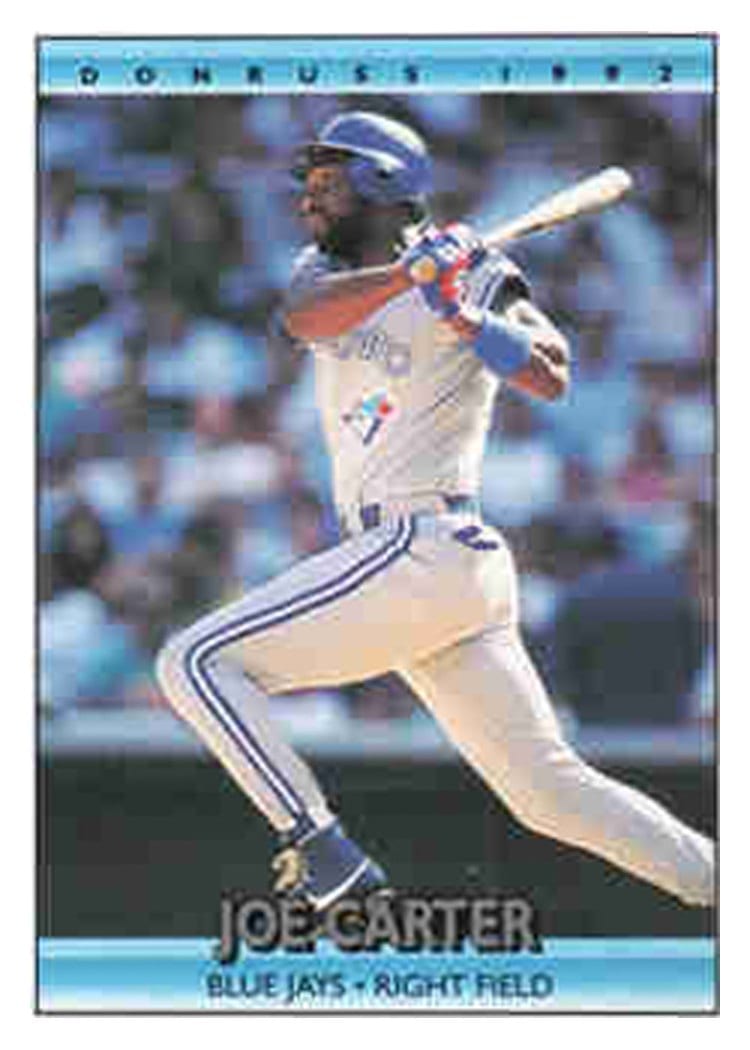 1992 Donruss Base Set Joe Carter #693 card