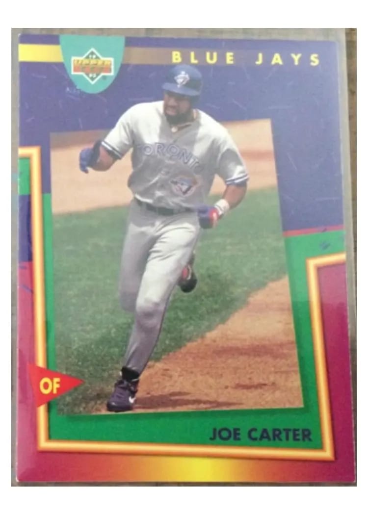 1993 Upper Deck Fun Pack Joe Carter #56 card