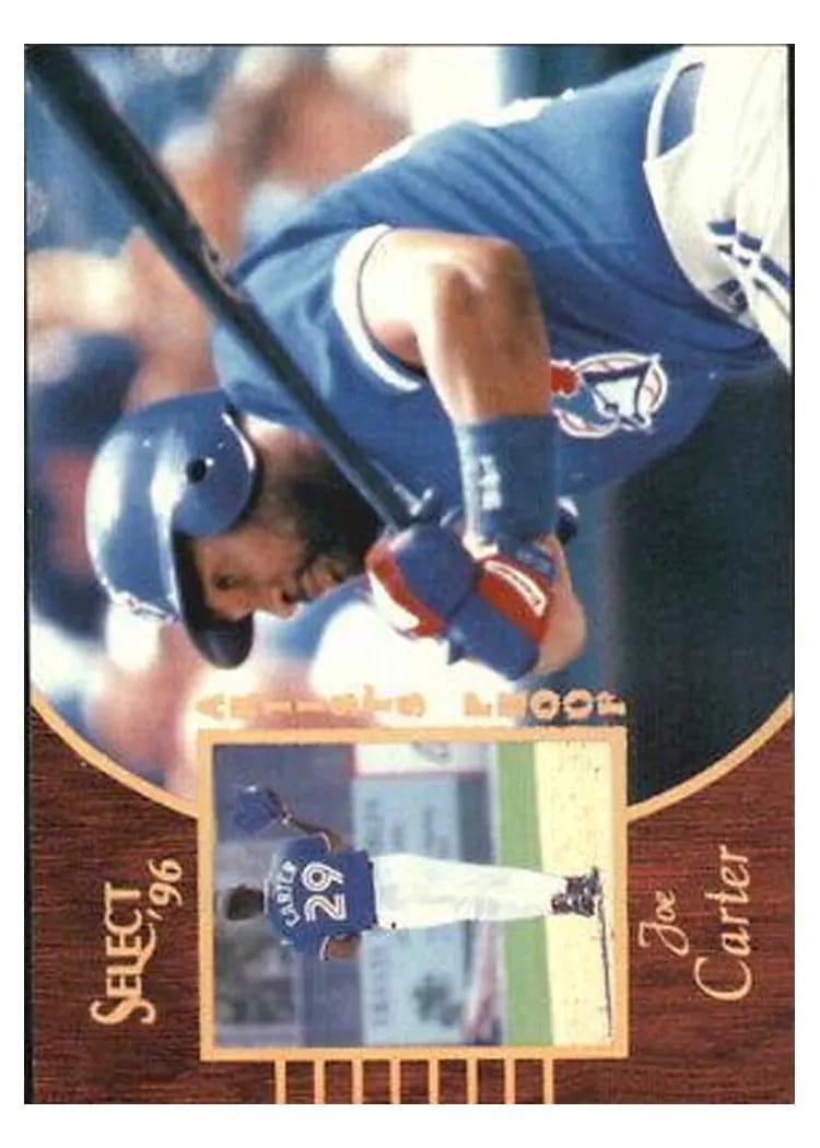 1996 Select Joe Carter #47 card