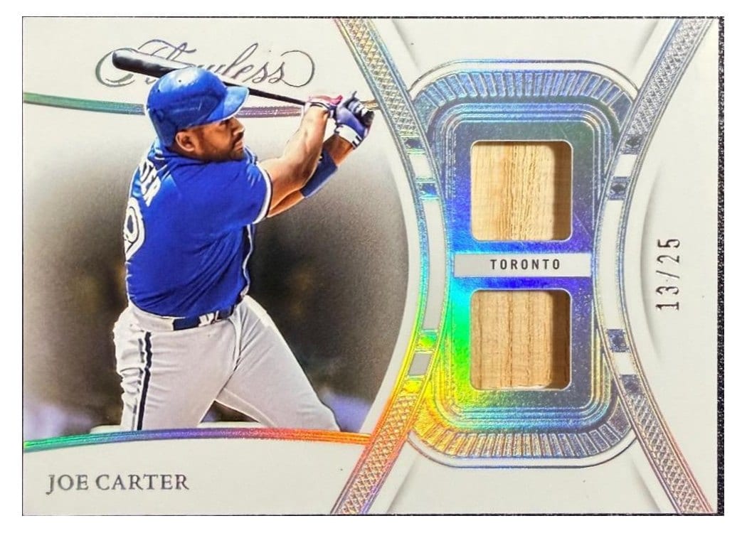 2024 Panini Flawless Dual Patches Joe Carter #DU-JCT card