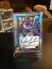 2025 Topps Chrome Update Legends Autographs Joe Carter #CLA-JC card