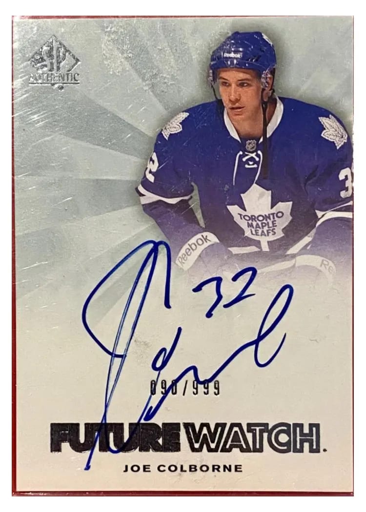 2011 SP Authentic Joe Colborne #242 card