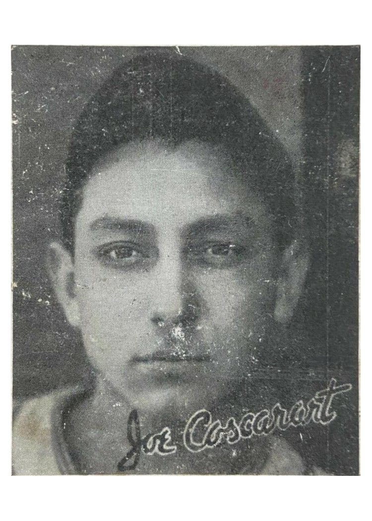 1936 Goudey Joe Coscarart card