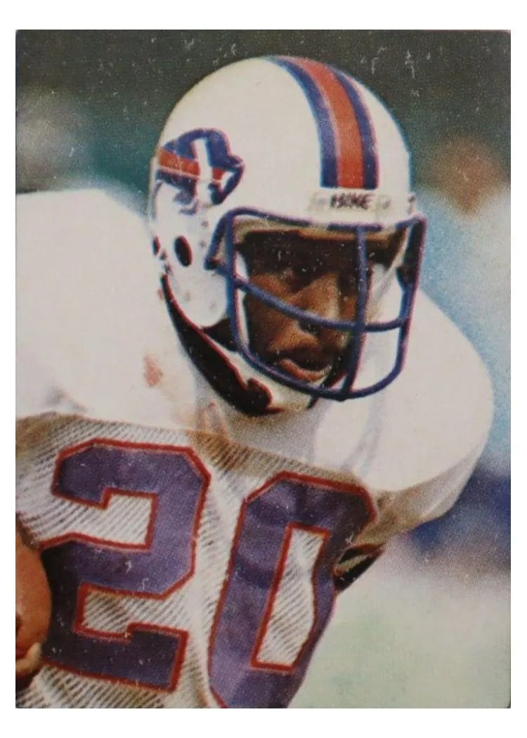 1983 Topps Stickers Joe Cribbs #24 card