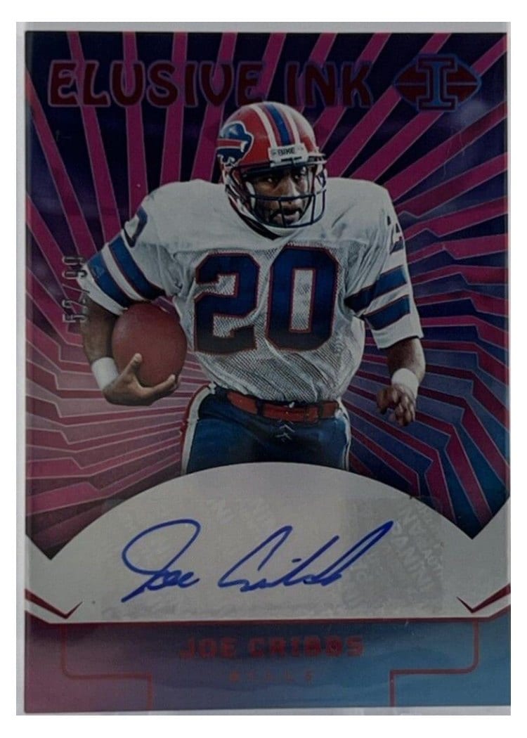 2024 Panini Illusions Elusive Ink Joe Cribbs #21 card