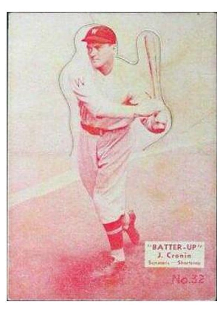 1934 Batter Up Joe Cronin #32 card