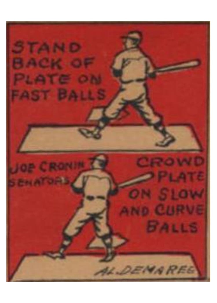 1935 Schutter Johnson Joe Cronin #37 card