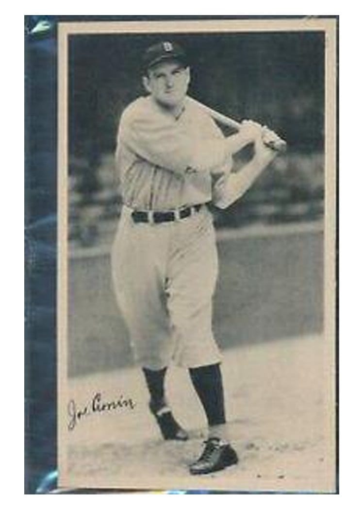 1936 National Chicle Fine Pens Joe Cronin card