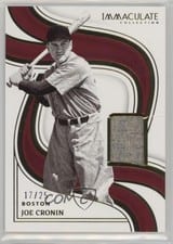 2023 Panini Immaculate Collection Legends Material Joe Cronin #LM-JC card