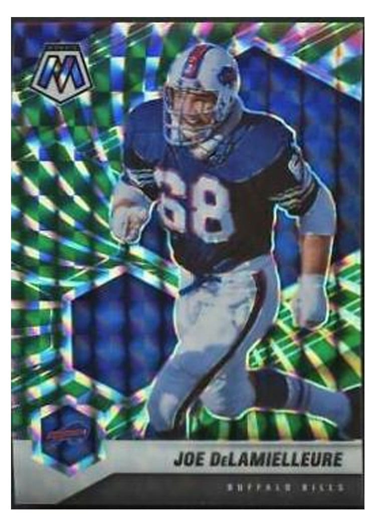 2021 Panini Mosaic Base Set Joe DeLamielleure Green Swirl Mosaic #28