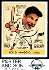 1938 Goudey Joe DiMaggio #274 card