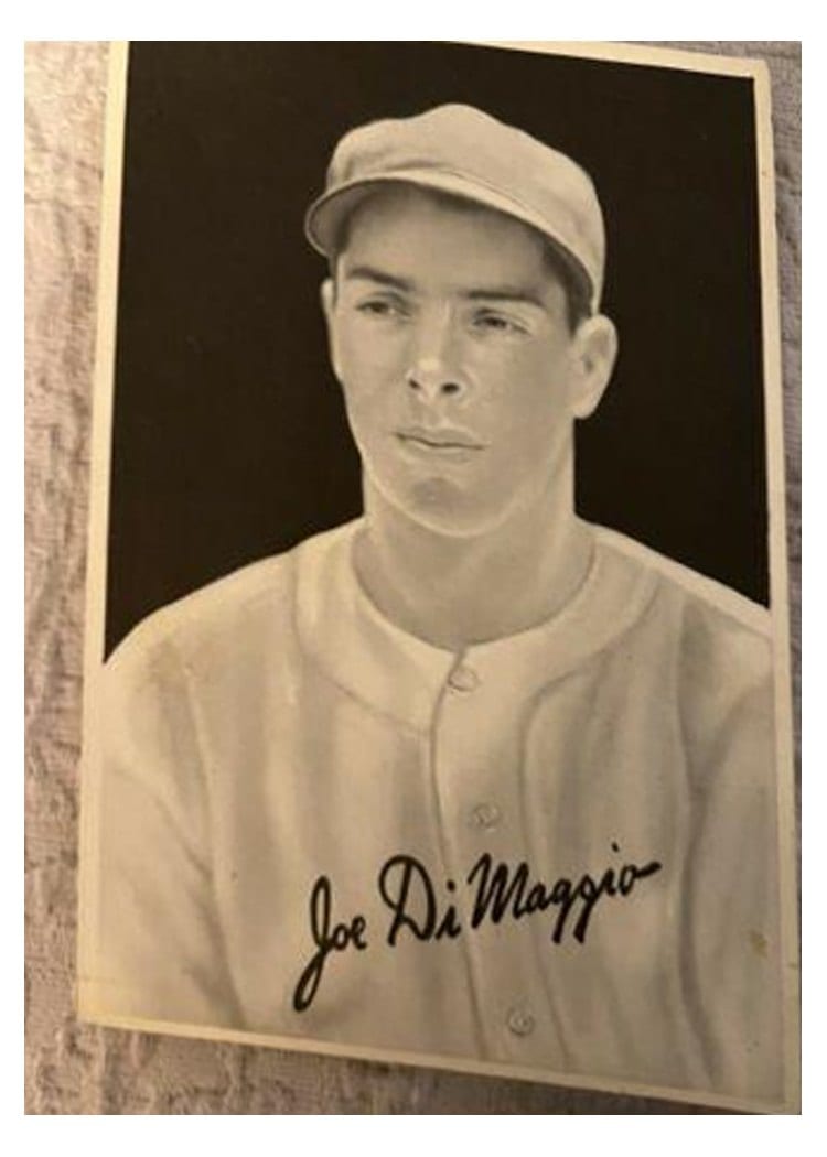 1939 Goudey Premiums R303 B Joe DiMaggio card