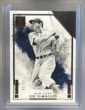 2025 Panini Impeccable Base Set Joe DiMaggio #28 card