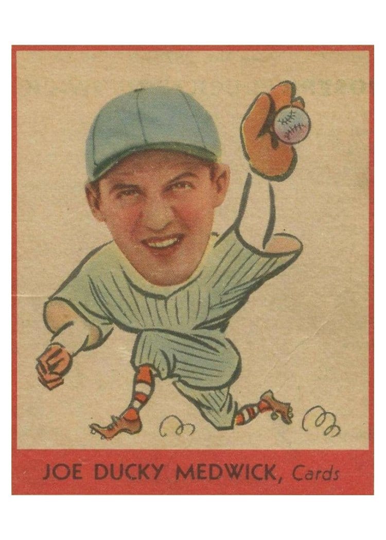 1938 Goudey Joe Ducky Medwick #262 card