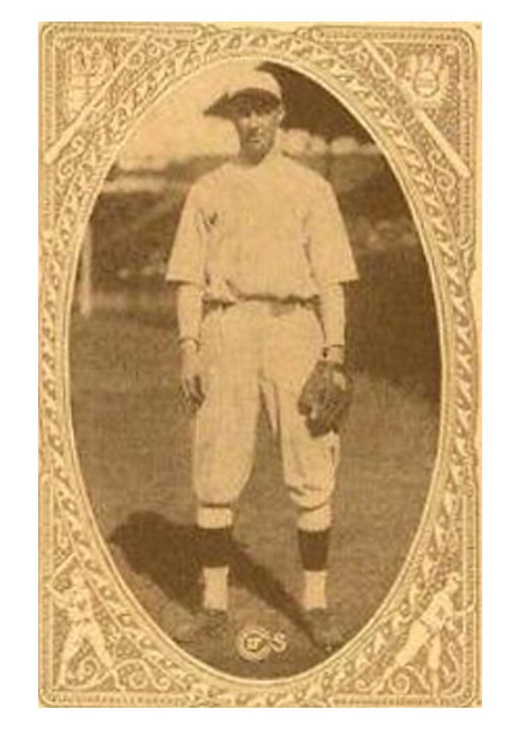 1922 E120 American Caramel Joe Dugan card