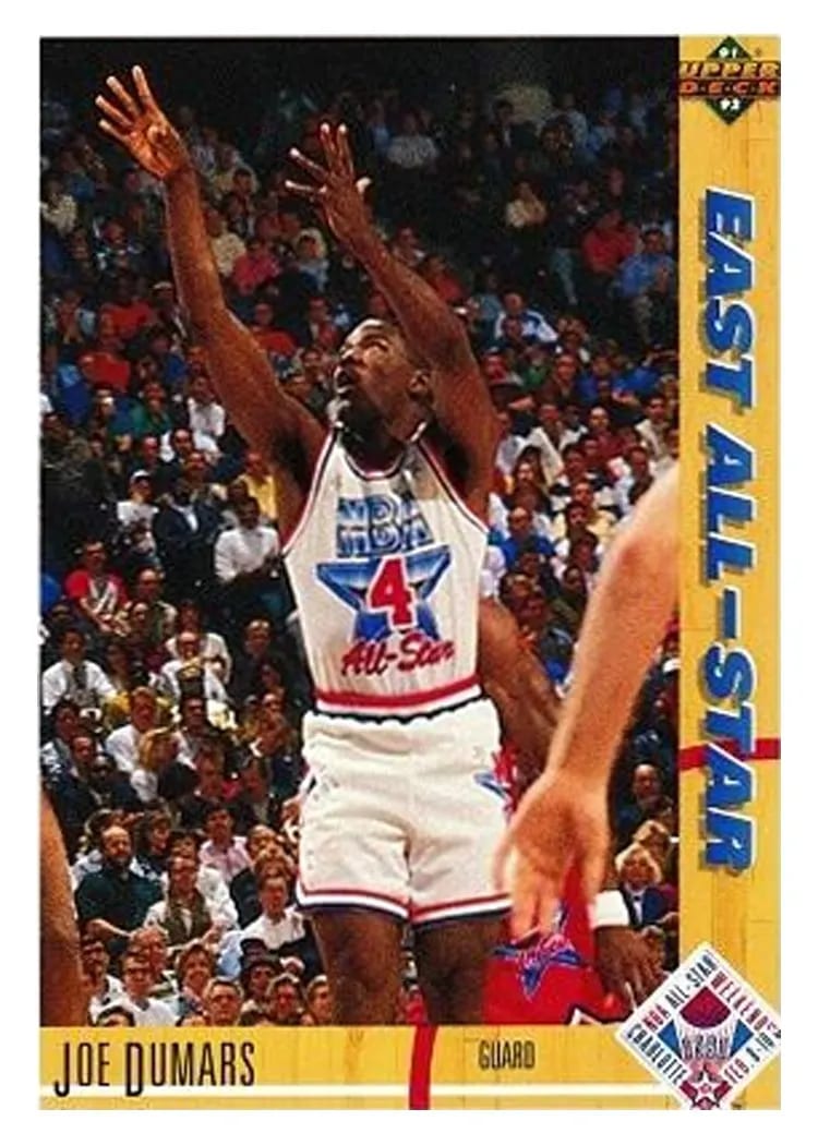1991 Upper Deck Joe Dumars #61 card