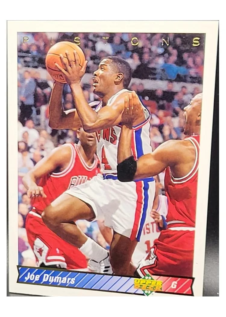 1992 Upper Deck Joe Dumars #268 card