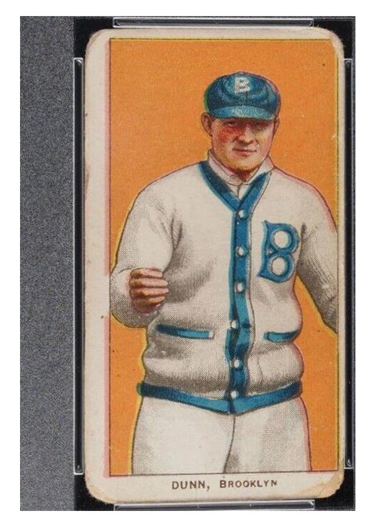 1909 T206 Sovereign 350 Joe Dunn card