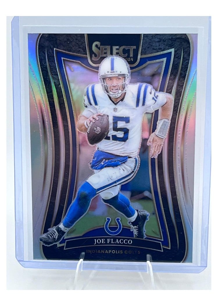 2024 Panini Select Base Set Joe Flacco Silver Prizm #351 card