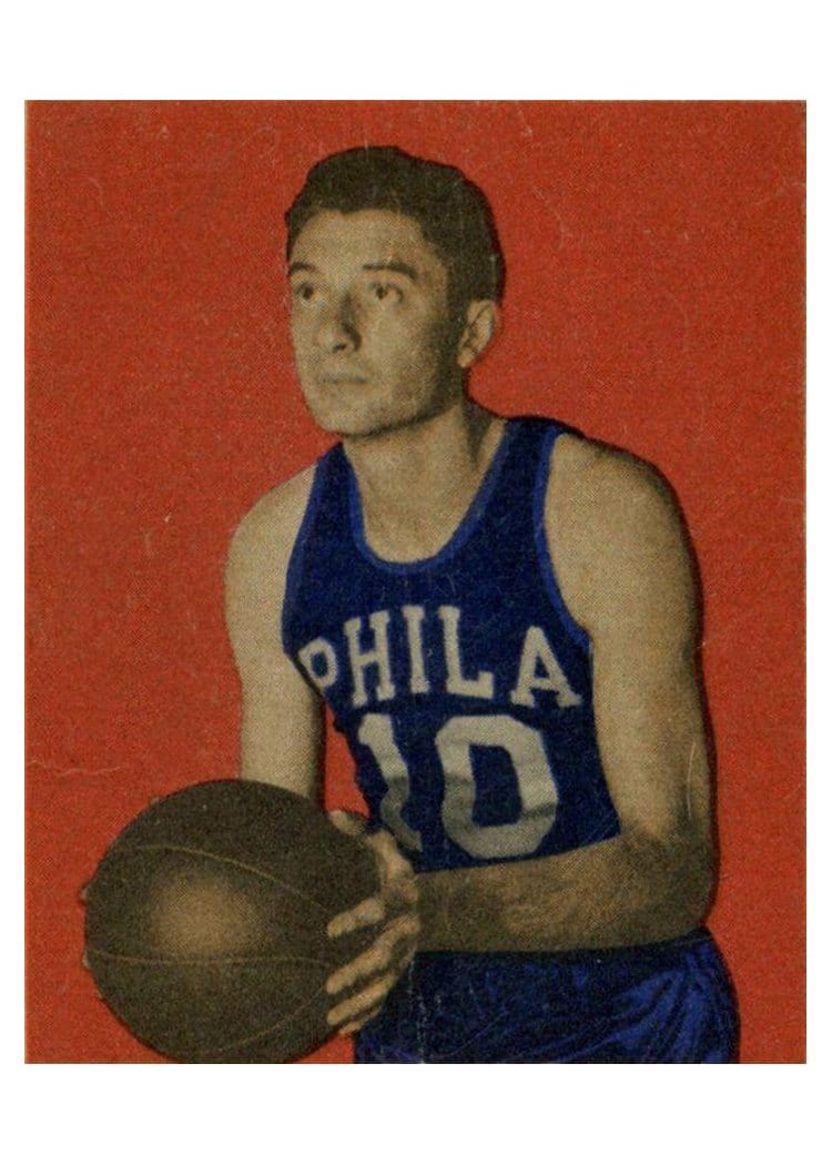 1948 Bowman Joe Fulks #34 card