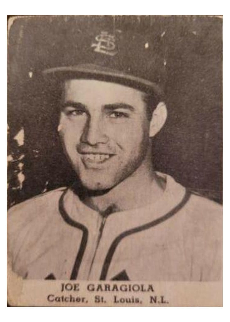 1947 Tip Top Bread Joe Garagiola card