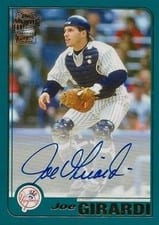 2020 Topps Archives Fan Favorites Autographs Joe Girardi #FFA-JGI card