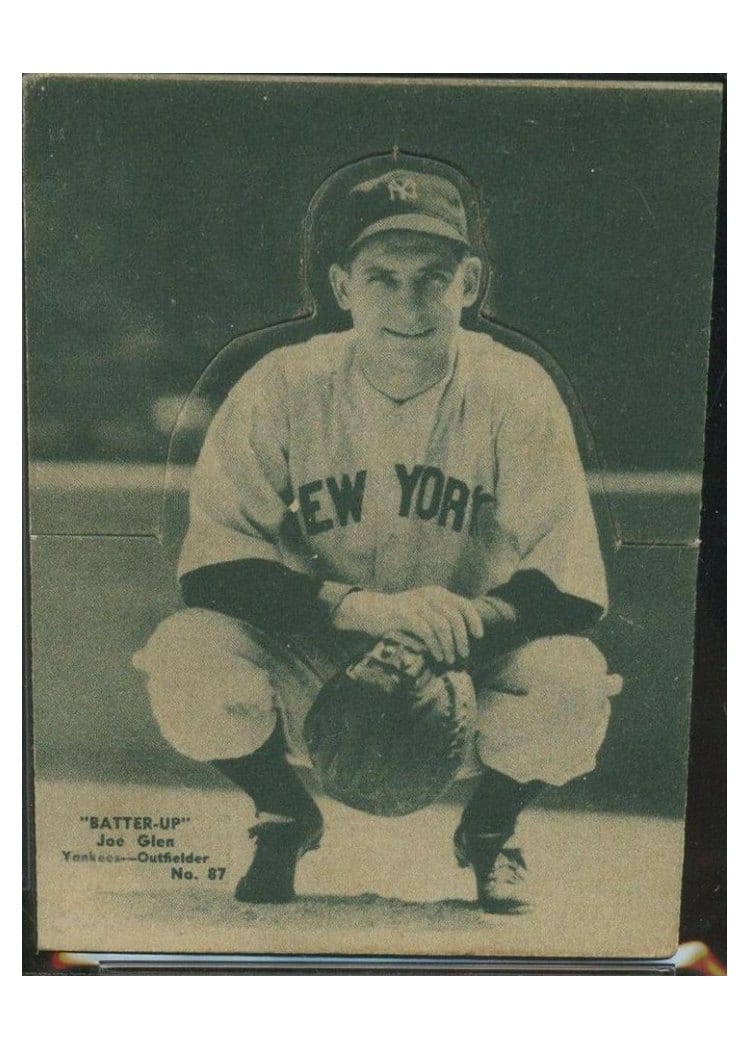 1934 Batter Up Joe Glen #87 card