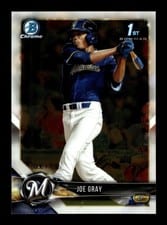 2018 Bowman Draft Joe Gray #BDC-76 card