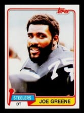 1981 Topps Joe Greene #495 card