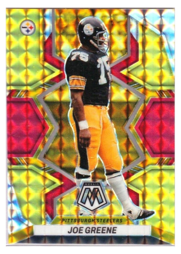 2022 Panini Mosaic Base Set Joe Greene #168 card