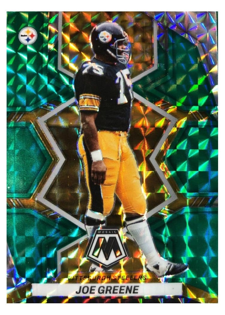 2022 Panini Mosaic Base Set Joe Greene #168 card