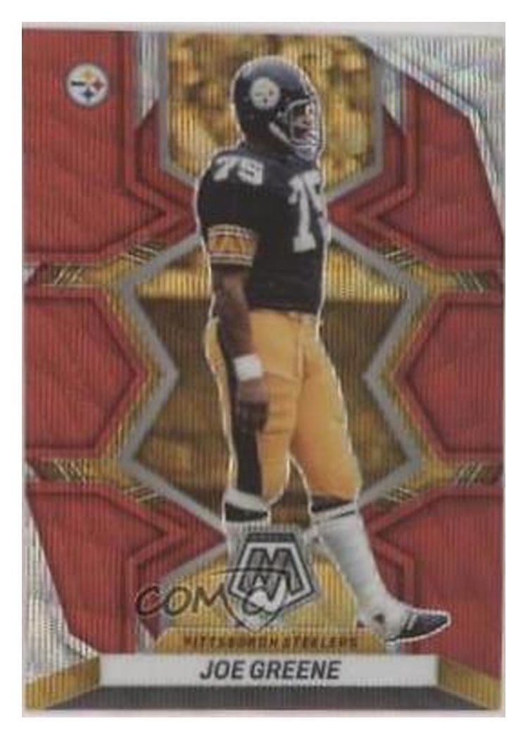 2022 Panini Mosaic Base Set Joe Greene #168 card