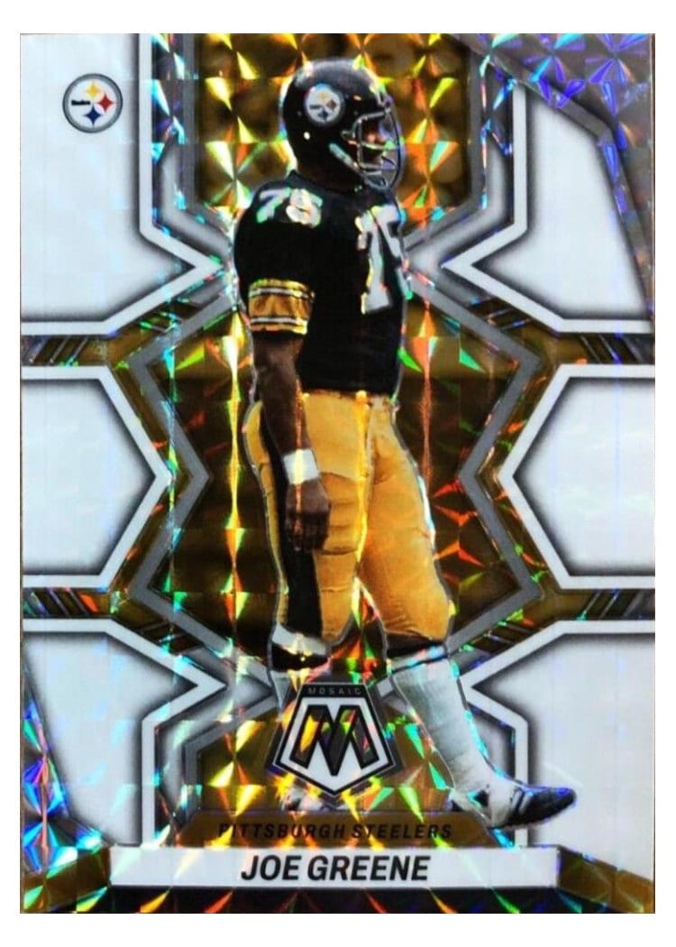 2022 Panini Mosaic Base Set Joe Greene #168 card