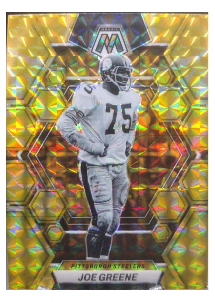 2023 Panini Mosaic Base Set Joe Greene #210 card