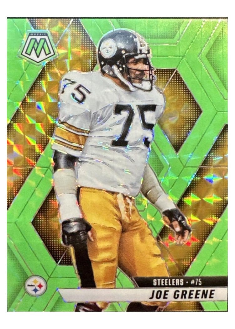 2025 Panini Mosaic Base Set Joe Greene #190 card