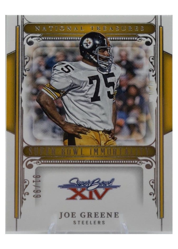 2025 Panini National Treasures Super Bowl Immortality Joe Greene #10 card