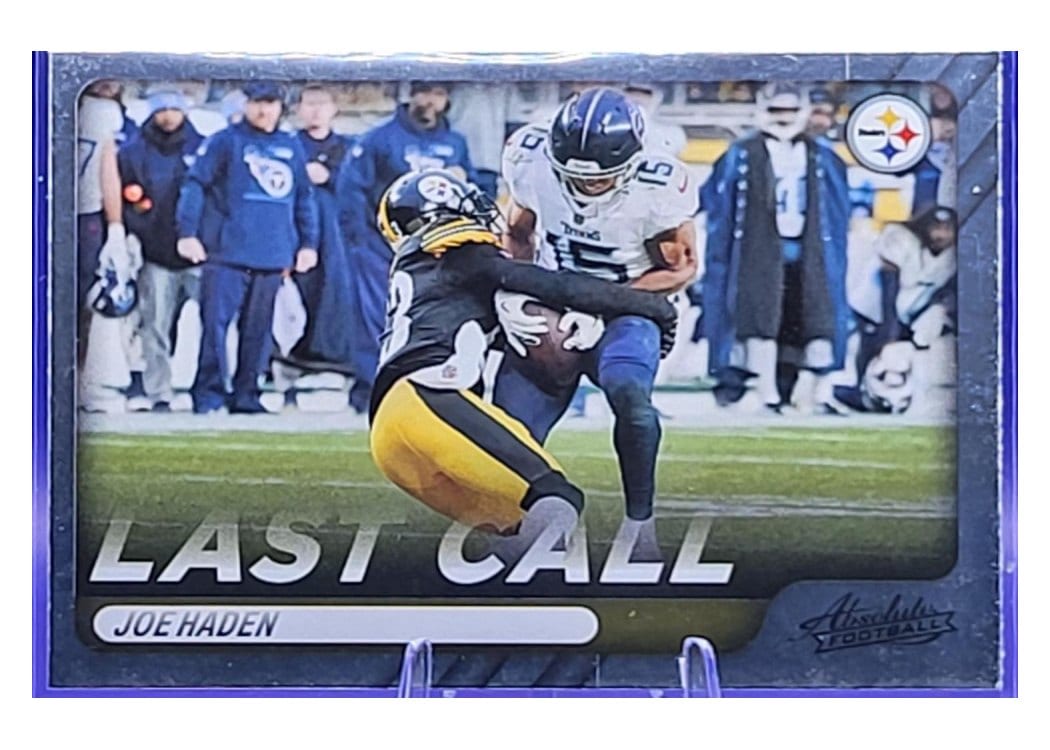2022 Panini Absolute Last Call Joe Haden #LC-17 card