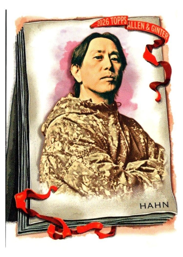 2026 Topps Allen & Ginter Joe Hahn #117 card