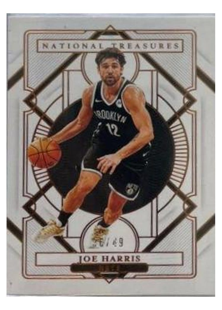 2020-21 Panini National Treasures Base Set Joe Harris #96 card
